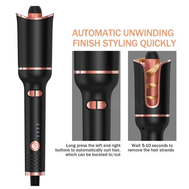 Automatic hair curler