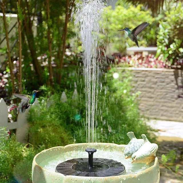 Colorful solar fountain pump